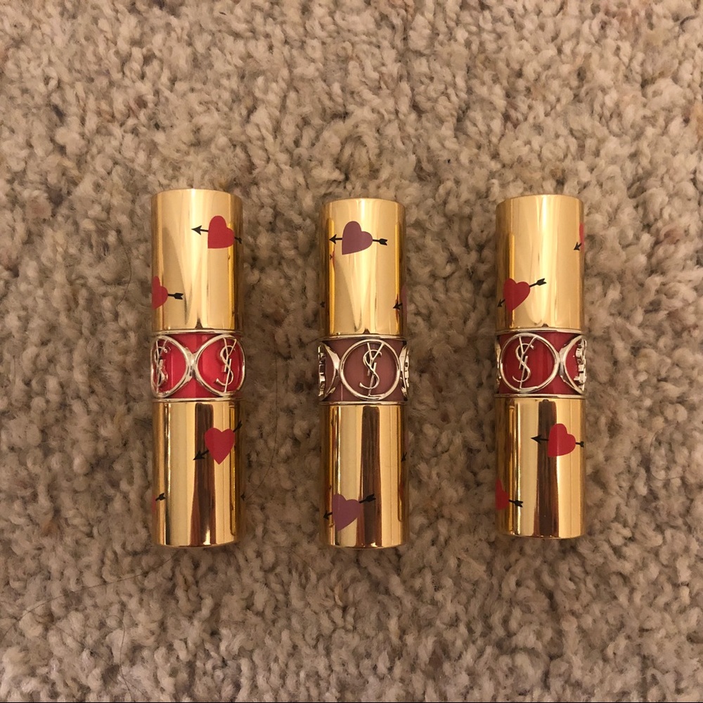 Ysl lipsticks. Valentine Day Lips. 12 44 49